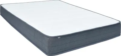 Zdjęcie produktu dla VidaXL 288212, Podwójny/Pełny rozmiar, Materac sprężynowy, Szary, Biały, Poliester, Poliester, 1600 mm