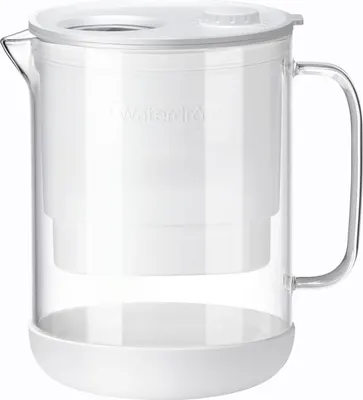 Image de Bouilloire en verre Waterdrop, bouilloire de 1,5 litre avec filtre de trois mois, certificat NSF 53&42&372, WD-PT-72W