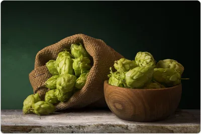 Produktbild von Küchenmatte 100x150 cm Vinylmatte Bodenmatte Dekoration -Fass Bier und Hopfen
