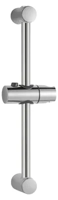 Zdjęcie produktu dla Drążek prysznicowy 60 cm, ścienny, regulowany uchwyt, chrom, do łazienki