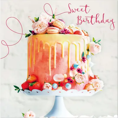 Produktbild von SUSY CARD 3D-Geburtstagskarte "Torte"