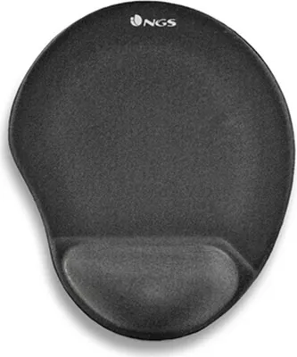 Produktbild von NGS KILIM GEL, Schwarz, Einfarbig, Stoff, Gel, Gummi, Handgelenkauflage, Anti-Rutsch-Basis, Gaming-Mauspad