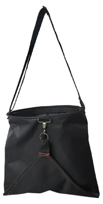 Produktbild von Obstpflücktasche - Pflückschürze - 38x40cm - mit Erntebeutel - verstellbarer Schultergurt - Schnellverschluss - für Obst, Beeren - Schwarz