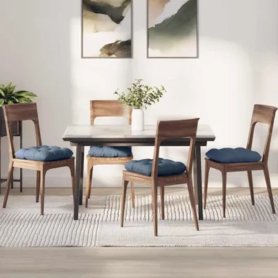 Productafbeelding van Set van 4 Duurzame Zitkussens voor Eetkamerstoelen