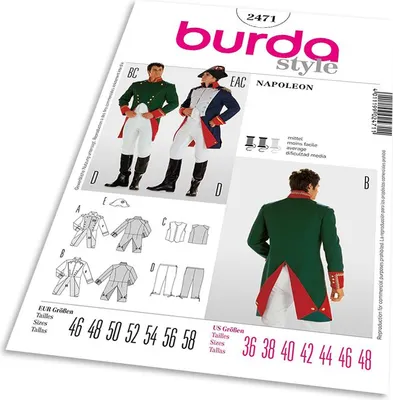 Produktbild von 2471 Offizier, Soldat, Napoleon & General, Burda