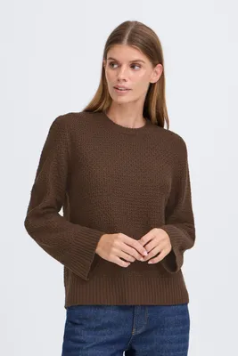 Produktbild von OXMO OXBMMNELLY JUMPER Damen Strickpullover Grobstrick Pullover regular fit