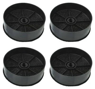 Produktbild von 4x Trade-Shop Aktivkohlefilter kompatibel mit Bauknecht 3050613301INKASM 3050613302INKASM 3050613303INKASM 3050613304INKASM 3050741292INKASMARTCBKA70