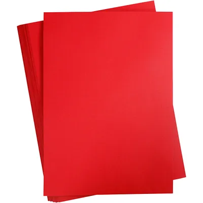 Produktbild von Karton, farbig, A2, Blatt 420x594 mm, 180 g, Weihnachtsrot, 100 Bl./ 1 Pck
