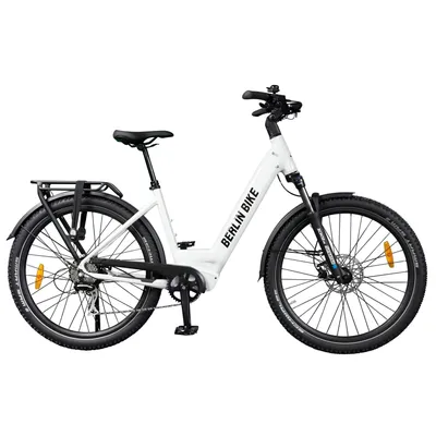 Produktbild von BERLIN SUV hellweiss - E-Bike, Bafang 48V 250W Hinterradmotor, Schwalbe Sam K-Guard 27,5x2,35 mit Suntour XCM Hydraulic Suspension