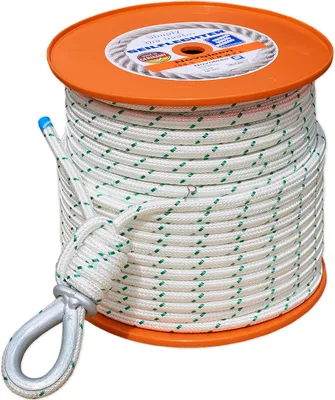 Produktbild von Synthetisches Seil 8mm mit Kausche für EDER Powerwinch 400 / 500 / 1200 - [ 50m mit Kausche ohne Transportsack ]