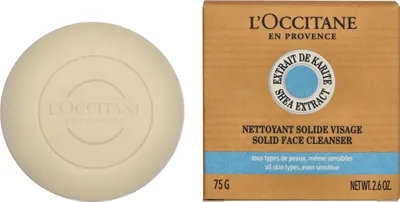Immagine prodotto di Tutti i tipi di pelle, anche quelle sensibili Detergente solido per il viso al karité L'Occitane
