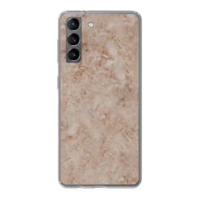Produktbild von MuchoWow® Handyhülle Schutzhülle Hülle für Samsung Galaxy S21 Marmor - Braun - Muster Silikon Softcase Handy Hülle - Softcase