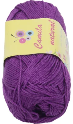 Immagine prodotto di Filato CAMILA, naturale - 50 g, 125 m - Viola