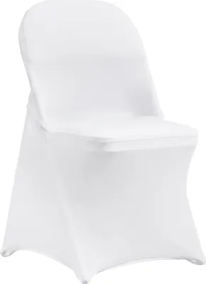 Obrázok produktu pre 12 ks poťahy na stoličky biele, univerzálne poťahy na stoličky, elastické poťahy na stoličky, elastický poťah na stoličky max. 444 x 330 x 838 mm na svadby, oslavy, párty, hotely, ochrana stoličiek poťah na stoličky Elastan