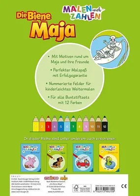 Produktbild von Die Biene Maja: Malen nach Zahlen ab 3