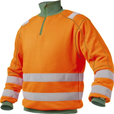 Produktbild von DASSY Warnschutz Shirt DENVER Gr. XL orange/grün