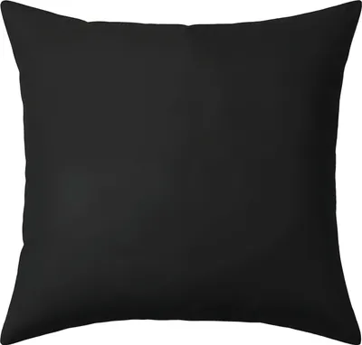 Produktbild von Satin Kissenbezug 100% Baumwolle 40X40 Schwarz