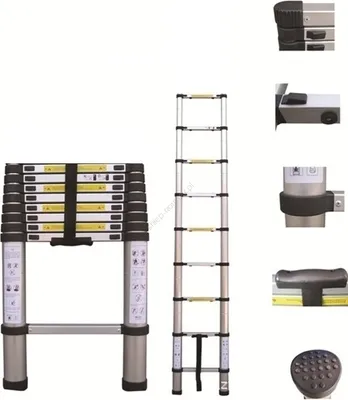 Obrázek produktu pro TELESCOPIERBAU aus ALUMINIUM 260 cm AUSZIEHBAR 9