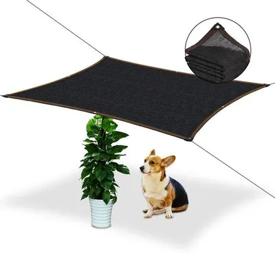 Imagen del producto de Ibenzoa® - Vela de sombra de 4x4 metros – Protección UV del 70%, color , polietileno | Tela de sombra resistente para jardín, terraza e invernadero