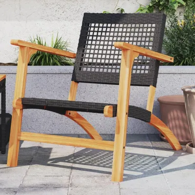 Productafbeelding van Tuinstoelen - Tuinmeubilair - Buitenzit - Terrasstoelen - Rattan Stoelen - Weerbestendig PE Rattan