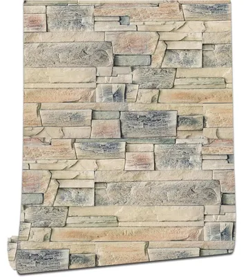 Productafbeelding van Zelfklevend behang, steenlook, vintage stijl, 44x300 cm, waterdicht