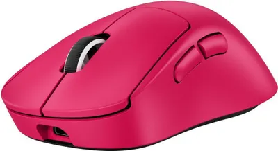 Immagine prodotto di Logitech G PRO X SUPERLIGHT 2 DEX - Mouse - ergonomico - per destrorsi - ottico - 5 pulsanti - wireless, cablato - 2,4 GHz, USB - rosa