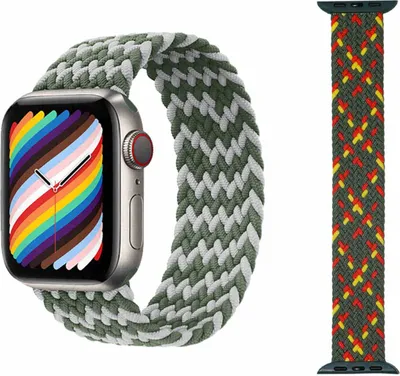 Obrázek produktu pro Pro Apple Watch Series 1 + 2 Ultra 49mm 9 8 / 7 45 / 6 SE 5 4 44 / 3 2 1 42mm náhradní nylonový řemínek k hodinkám