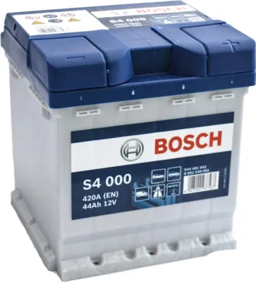 Produktbild von Bosch 547400, 44 Ah, 12 V, 420 A, Auto, Blau, Grau, 175 mm