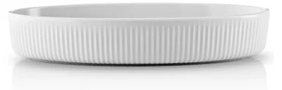 Ovale Porzellanschale 26 cm – elegant, spülmaschinengeeignet, weiß