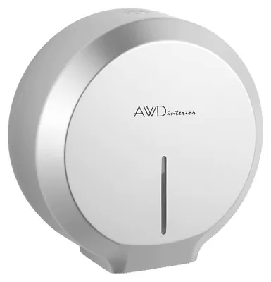 Produktbild von AWD Interior KW-7316 Jumbo Toilettenpapierhalter abschließbar silberfarben