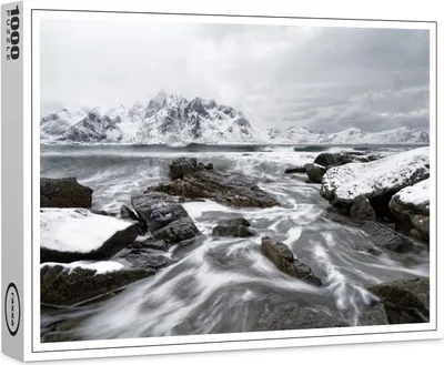 Image de puzzle raxxa Premium "Paysage hivernal avec ressac", 1000 pièces