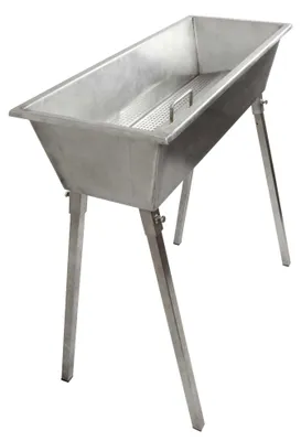 Produktbild von Mangal Grill 80x34cm Edelstahl 2mm Schaschlik Holzkohlegrill Standgrill BBQ