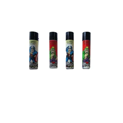 Produktbild von Clipper Feuerzeug 4er Set Monkey King Hero 1