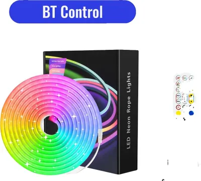 Obrázok produktu pre LED neónové lanové svetlá, inteligentné ovládanie, vodotesný dizajn, BT ovládanie, 10 m