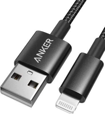 Produktbild von Anker 331 USB-A zu Lightning Kabel (Nylon) Schwarz / 3.3ft