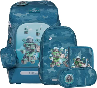 Produktbild von Beckmann Active Air FLX Jungle Game Schulrucksack Set 6tlg.