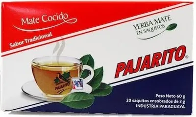 Produktbild von Pajarito Cocido Traditional Yerba Mate 20x3g
