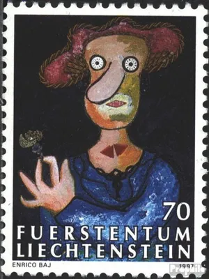Produktbild von Briefmarken Liechtenstein 1997 Mi 1158 (kompl.Ausg.) gestempelt Zeitgenössische Kunst