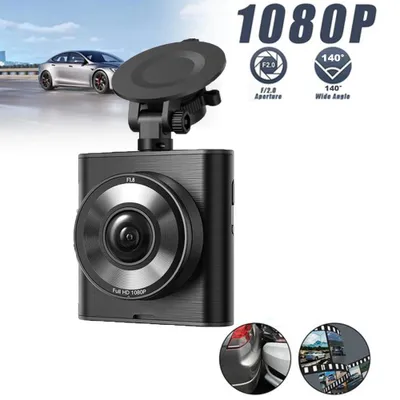 Produktbild von Dashcam Auto Vorne 2 Zoll Auto Dashcam 1080p HD mit Nachtsichtfunktion, Schwarz