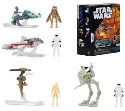 Produktbild von Star Wars Micro Galaxy Mystery Serie 6 – Display mit 12 Stück