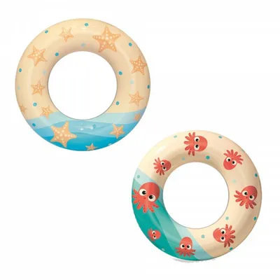 Obrázek produktu pro Bestway 36014, Vícebarevný, Plovací kruh, Vinyl, Čína, 55 cm, 130 mm