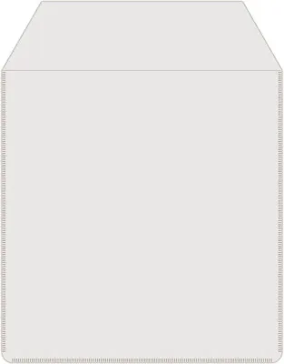 MediaRange | CD/DVD | Plastic | Hoesjes | Venster | Plakstrip op Flap en Rugzijde | 50 Stuks
