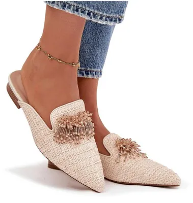 Produktbild von Damenhausschuhe mit Verzierung Beige Katrine 38