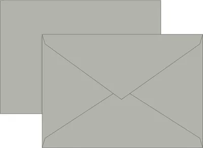 Produktbild von Briefumschläge C5 Nassklebung 80g/qm grau VE=5x10 Stück