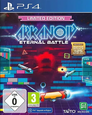 Produktbild von Astragon Arkanoid: Eternal Battle - Limited Edition, PlayStation 4, Multiplayer-Modus, E (Jeder)