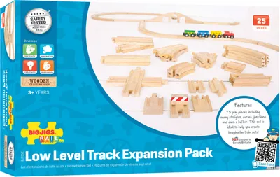 Produktbild von Bigjigs Rail Holzschienen-Set 25 Teile