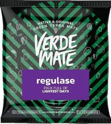 Obrázek produktu pro Verde Mate – vzorek čaje mate Regulase 50 g – silné listy 5 mm, sušené na vzduchu – s heřmánkem a listy moruše – trávení, rovnováha – Yerba Mate Brazílie