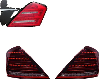 Obrázek produktu pro Nástavec zadního světla, technologie LED, kompatibilní s Mercedes-Benz W221, 2006-2013-a
