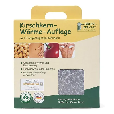 Produktbild von Kirschkern-Wärme-Auflage 43x20cm - Cocette grau