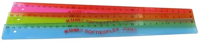 Produktbild von KUM® 902.02.19 Lineal Softie Flex Lefty - 30 cm, Kunststoff, Linkshänder